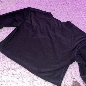Black long sleeve, spandex material